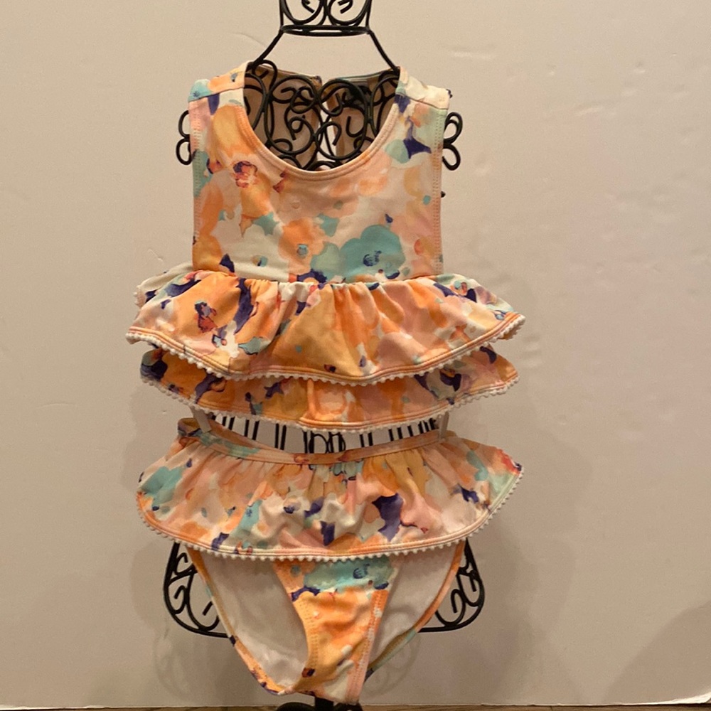 Girls two piece swimsuit.
